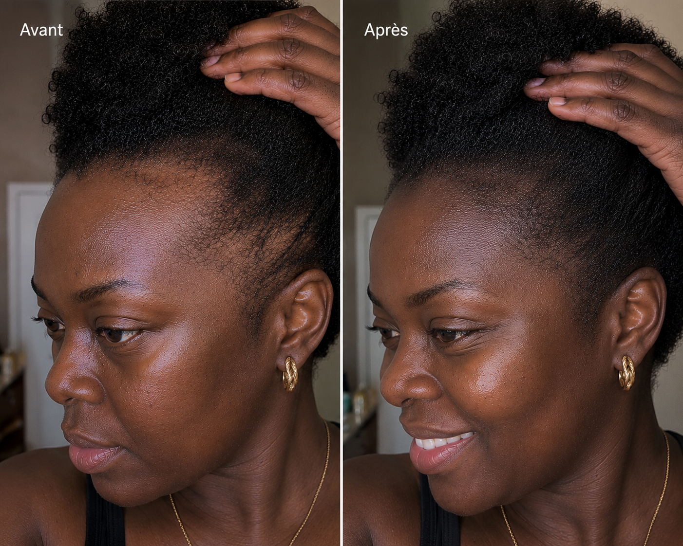 DENSYRA™ | Brosse densifiante pour tempes clairsemées & retouches cheveux instantanées